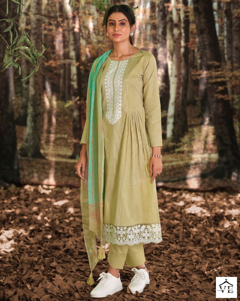 Ibiza Tiara Pure Lawn Cotton Wholesale Salwar Suit Catalog — Wholesale Salwar Suits, MPA wholesale from Surat — view 1