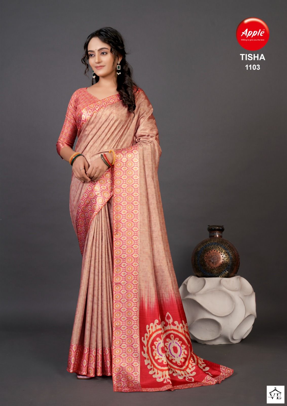 Apple Tisha Vol 11 Dola Wholesale Sarees Catalog — Wholesale Sarees, MPA wholesale from Surat - Gallery Image 4