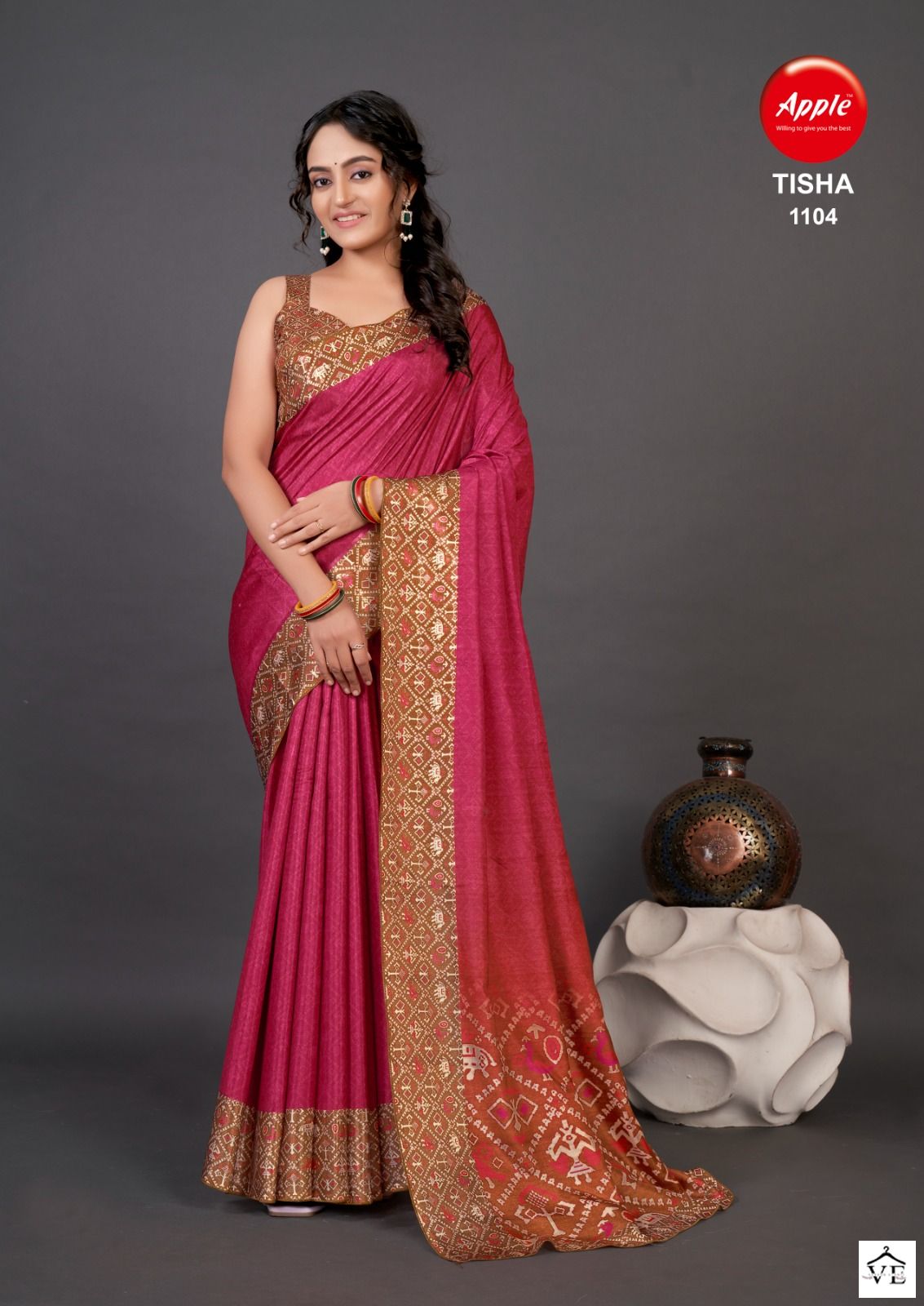 Apple Tisha Vol 11 Dola Wholesale Sarees Catalog — Wholesale Sarees, MPA wholesale from Surat - Gallery Image 6