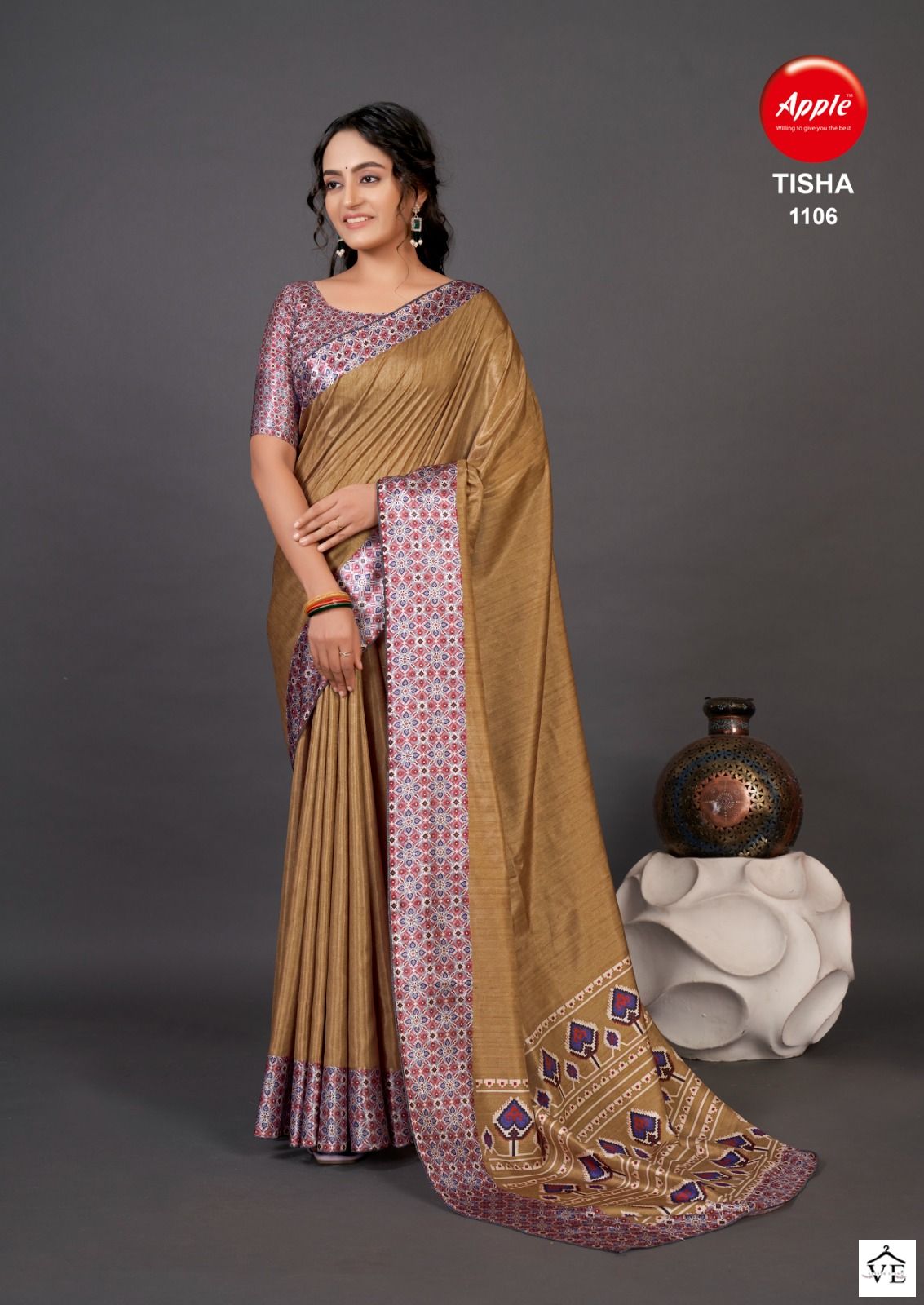 Apple Tisha Vol 11 Dola Wholesale Sarees Catalog — Wholesale Sarees, MPA wholesale from Surat - Gallery Image 7