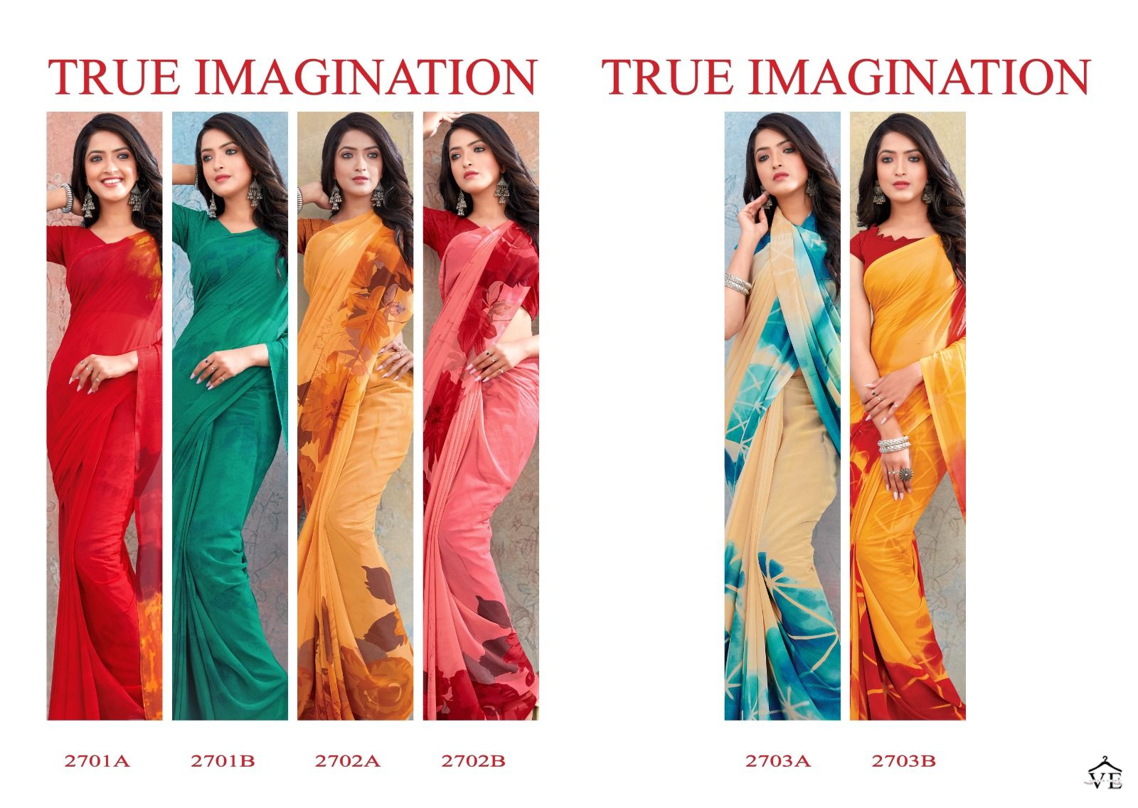 Sushma True Imagination Georgette Wholesale Sarees Catalog — Wholesale Sarees, MPA wholesale from Surat — view 7