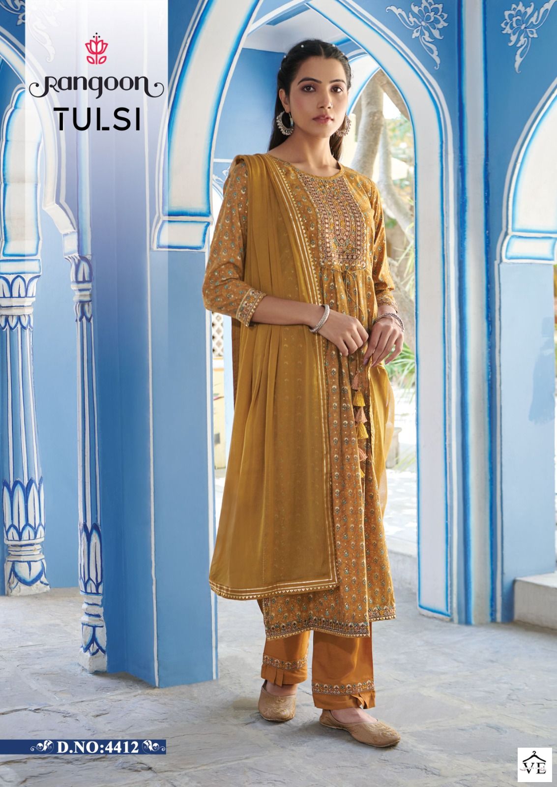 Rangoon Tulsi Modal Print Wholesale Readymade Salwar Suit Catalog — Wholesale Salwar Suits, MPA wholesale from Surat - Gallery Image 4