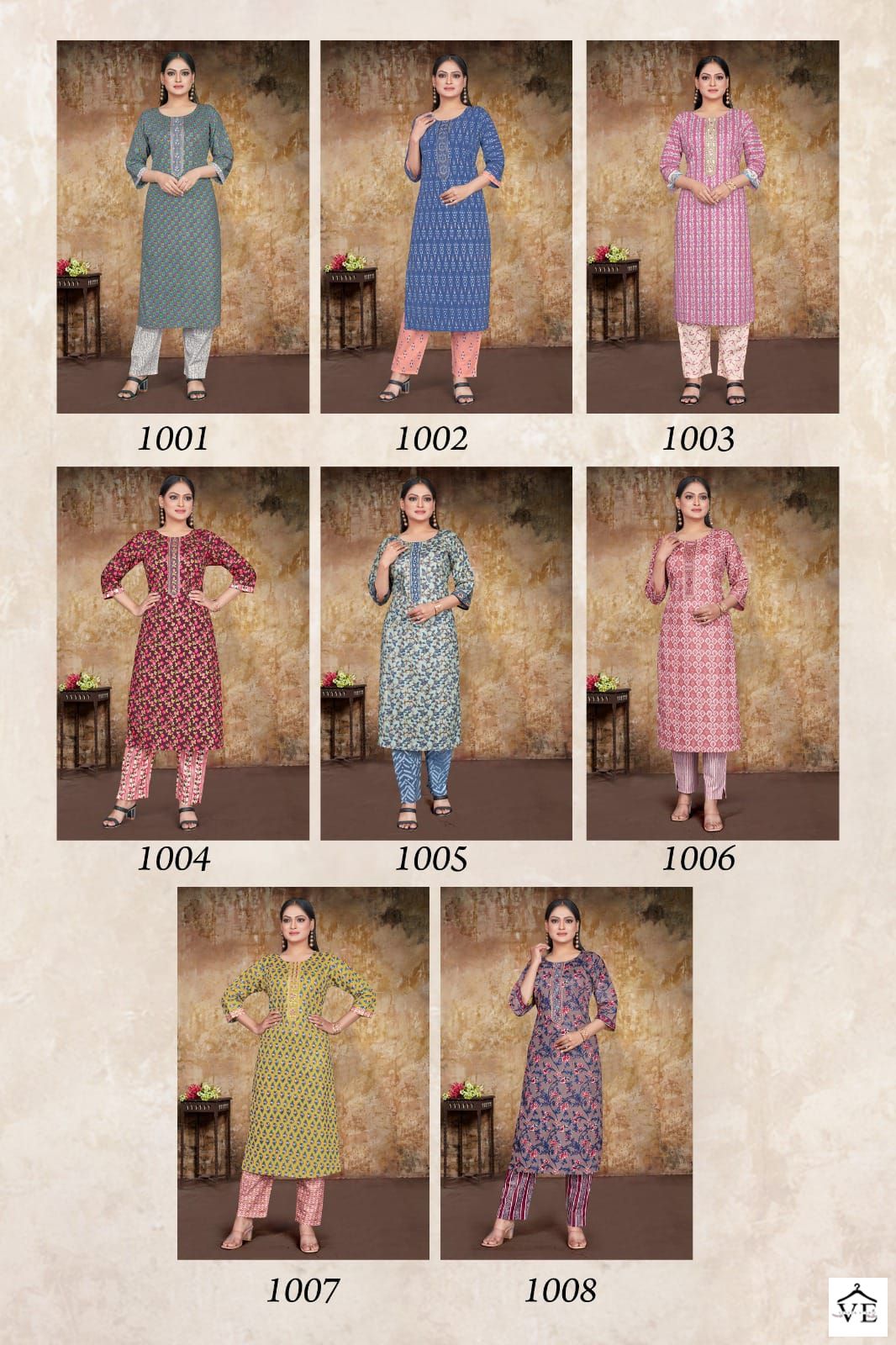 Vardan Ethnic Tara Lawn Express Vol 1 Pure Cambric Cotton Wholesale Kurti With Pant Catalog — Wholesale Kurtis, MPA wholesale from Surat — view 9