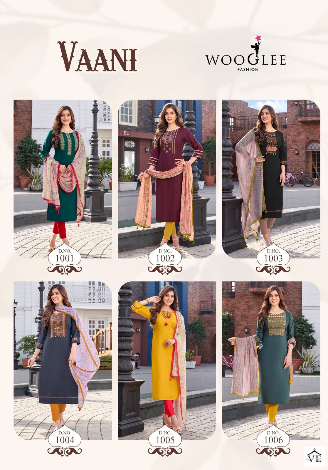 Wooglee Vaani Rayon Weaving Wholesale Readymade Salwar Suit Catalog — Wholesale Salwar Suits, MPA wholesale from Surat — view 7