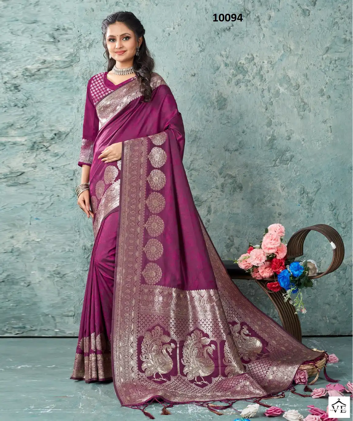 Sangam Var Vadhu Banarasi Silk Wholesale Saree Catalog — Wholesale Sarees, MPA wholesale from Surat — view 1