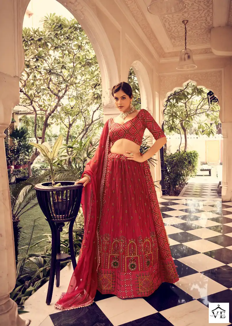 Arya Vastrey Vol-7 Silk Wholesale Bridal Lehenga Catalog — Wholesale Lehenga, MPA wholesale from Surat - Gallery Image 3