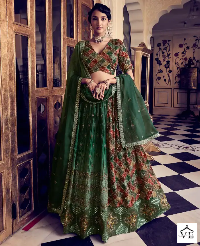 Arya Vastrey Vol-7 Silk Wholesale Bridal Lehenga Catalog — Wholesale Lehenga, MPA wholesale from Surat — view 1