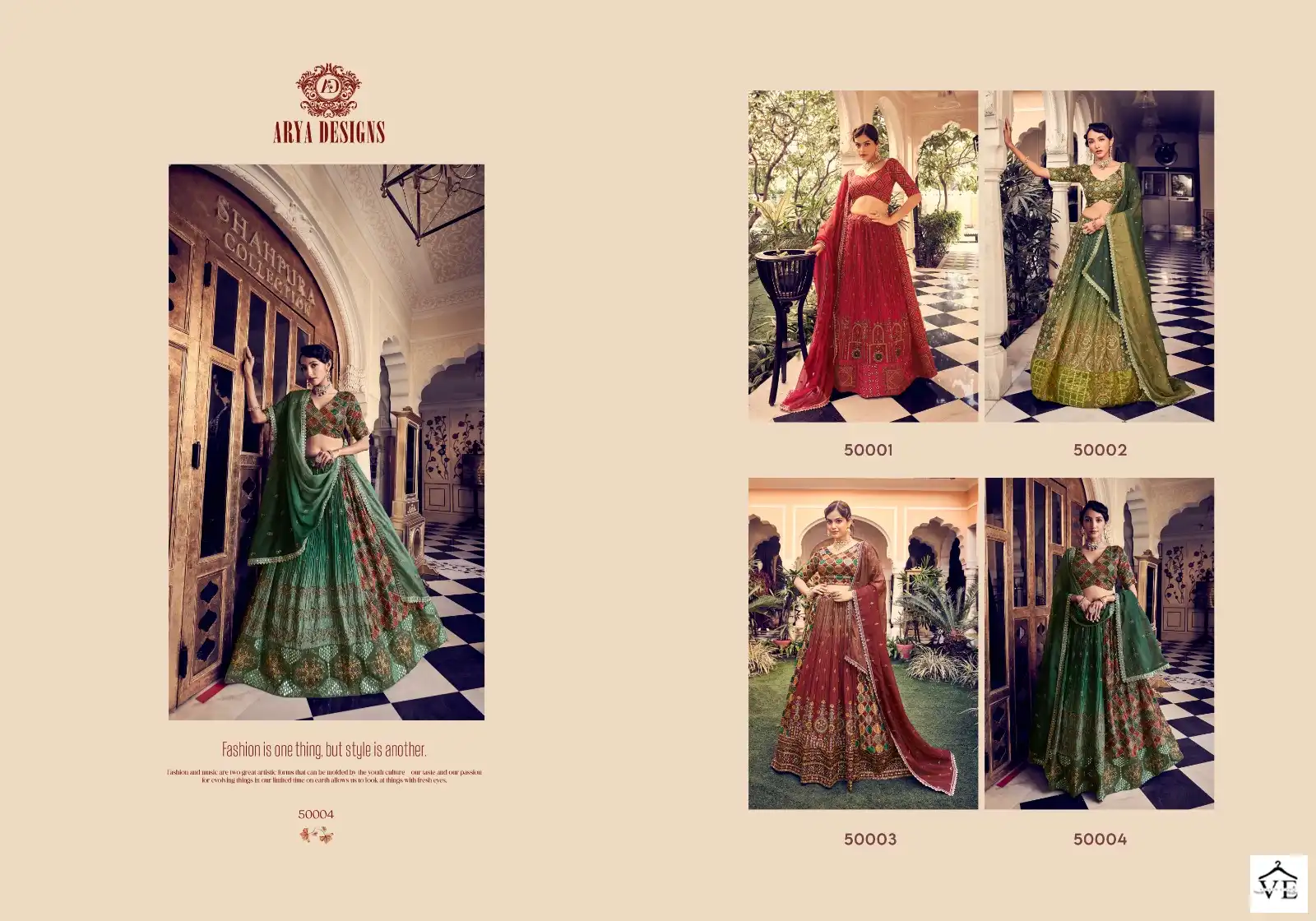 Arya Vastrey Vol-7 Silk Wholesale Bridal Lehenga Catalog — Wholesale Lehenga, MPA wholesale from Surat — view 5