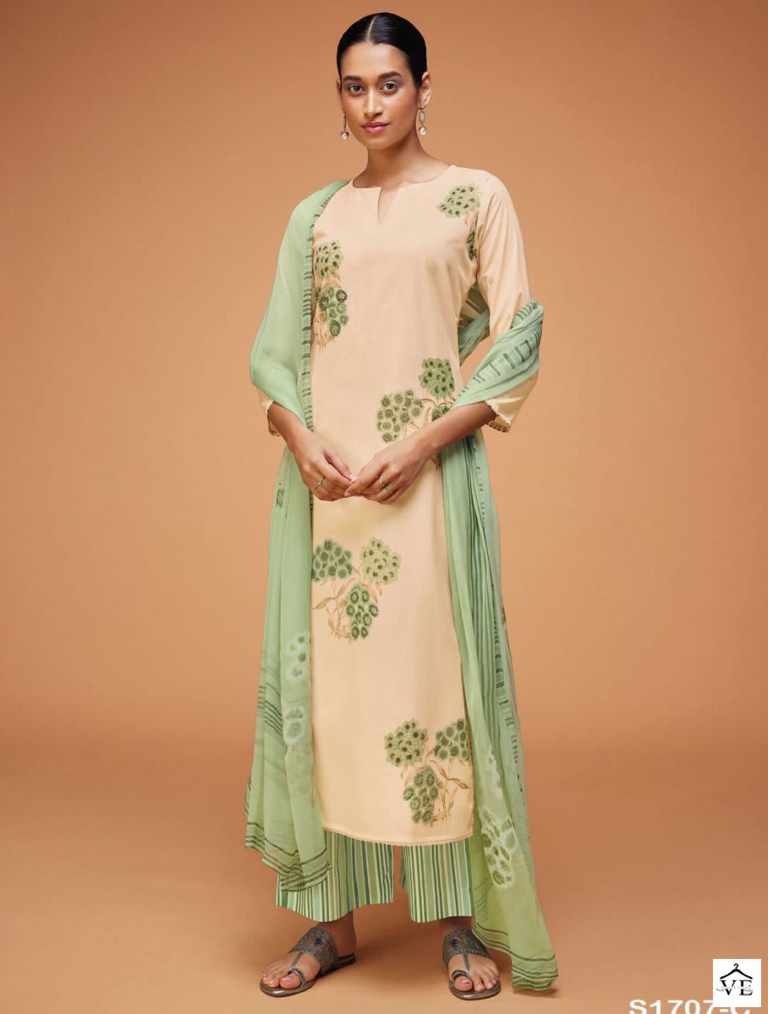 Ganga Verena 1707 Premium Cotton Wholesale Designer Salwar Suit Catalog — Wholesale Salwar Suits, MPA wholesale from Surat — view 1