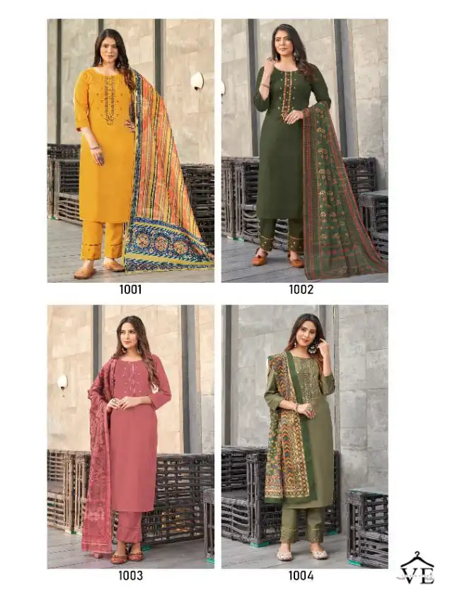 Vitara Veronica Rubby Slub Wholesale Readymade Salwar Suit Catalog — Wholesale Salwar Suits, MPA wholesale from Surat — view 5
