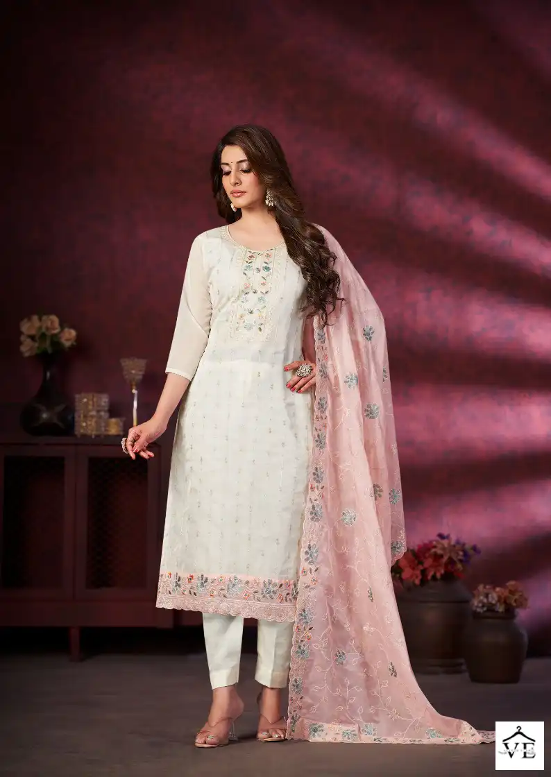 Vardan Ethnic Vianna Organga Wholesale Designer Salwar Suit Catalog — Wholesale Salwar Suits, MPA wholesale from Surat - Gallery Image 4