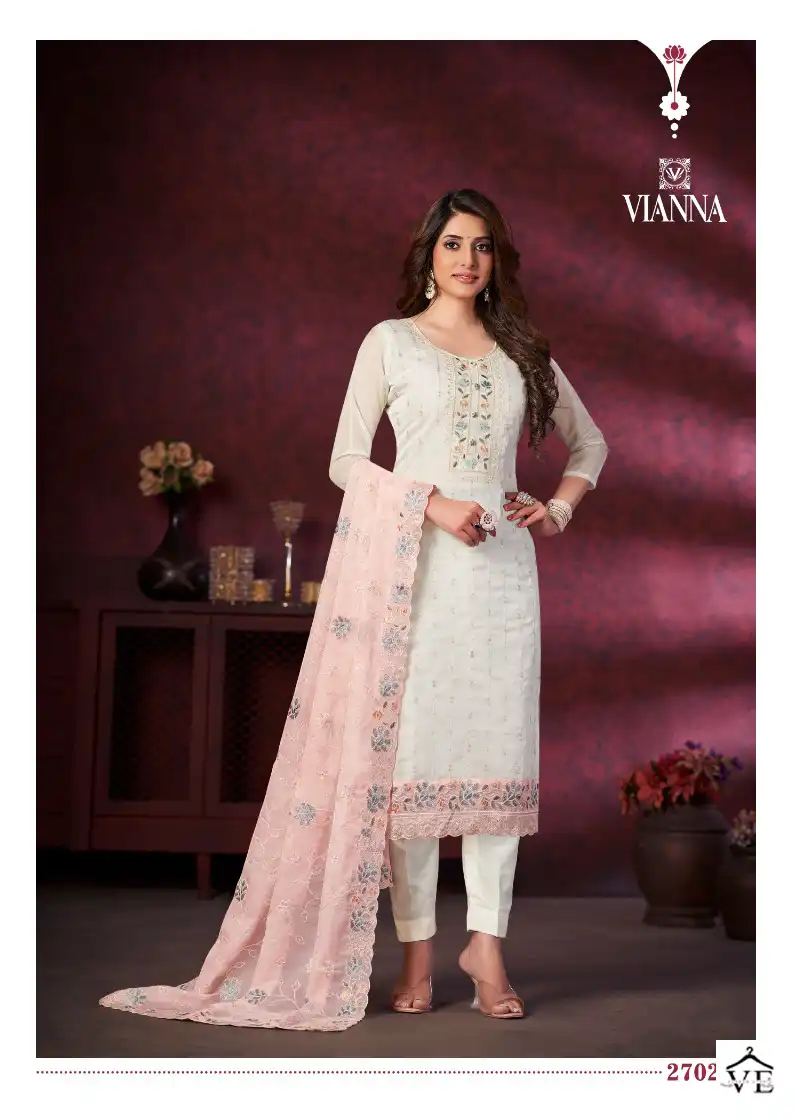 Vardan Ethnic Vianna Organga Wholesale Designer Salwar Suit Catalog — Wholesale Salwar Suits, MPA wholesale from Surat - Gallery Image 5