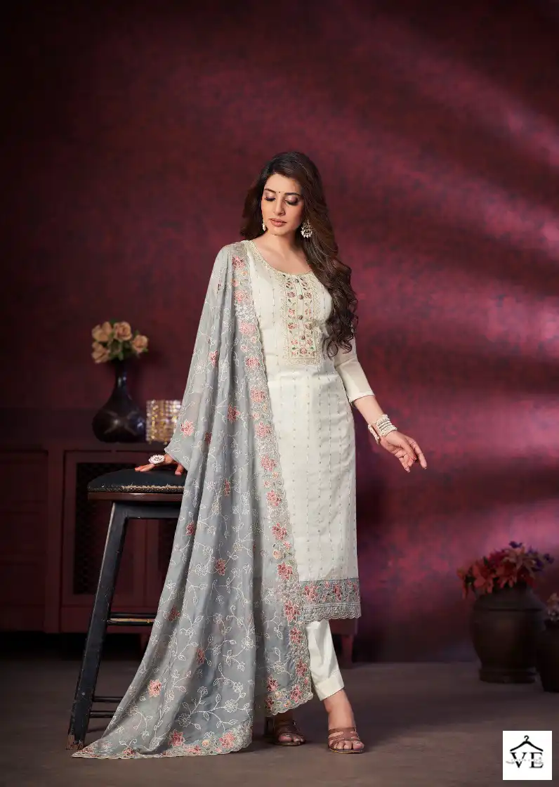 Vardan Ethnic Vianna Organga Wholesale Designer Salwar Suit Catalog — Wholesale Salwar Suits, MPA wholesale from Surat - Gallery Image 6