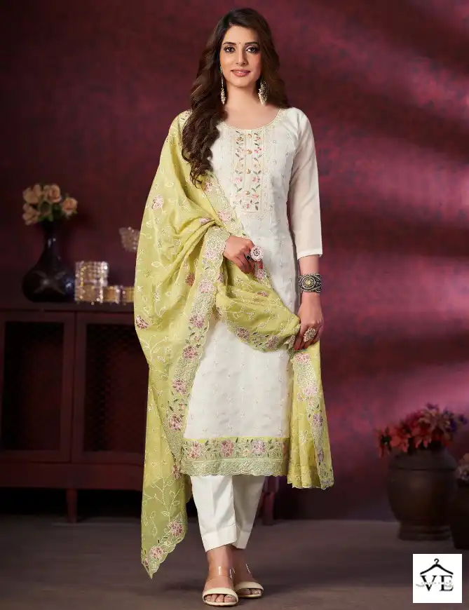 Vardan Ethnic Vianna Organga Wholesale Designer Salwar Suit Catalog — Wholesale Salwar Suits, MPA wholesale from Surat — view 1