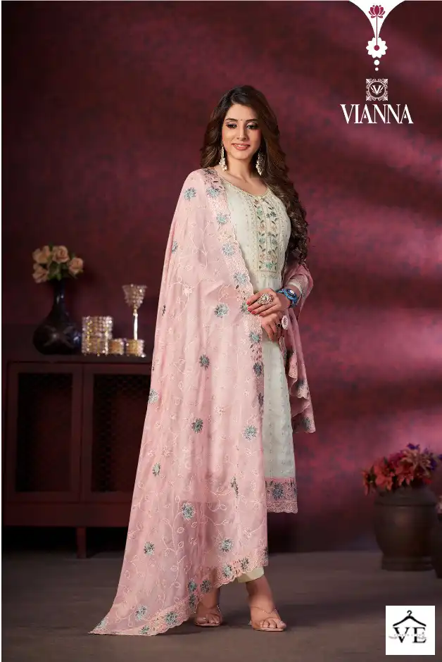 Vardan Ethnic Vianna Organga Wholesale Designer Salwar Suit Catalog — Wholesale Salwar Suits, MPA wholesale from Surat - Gallery Image 8