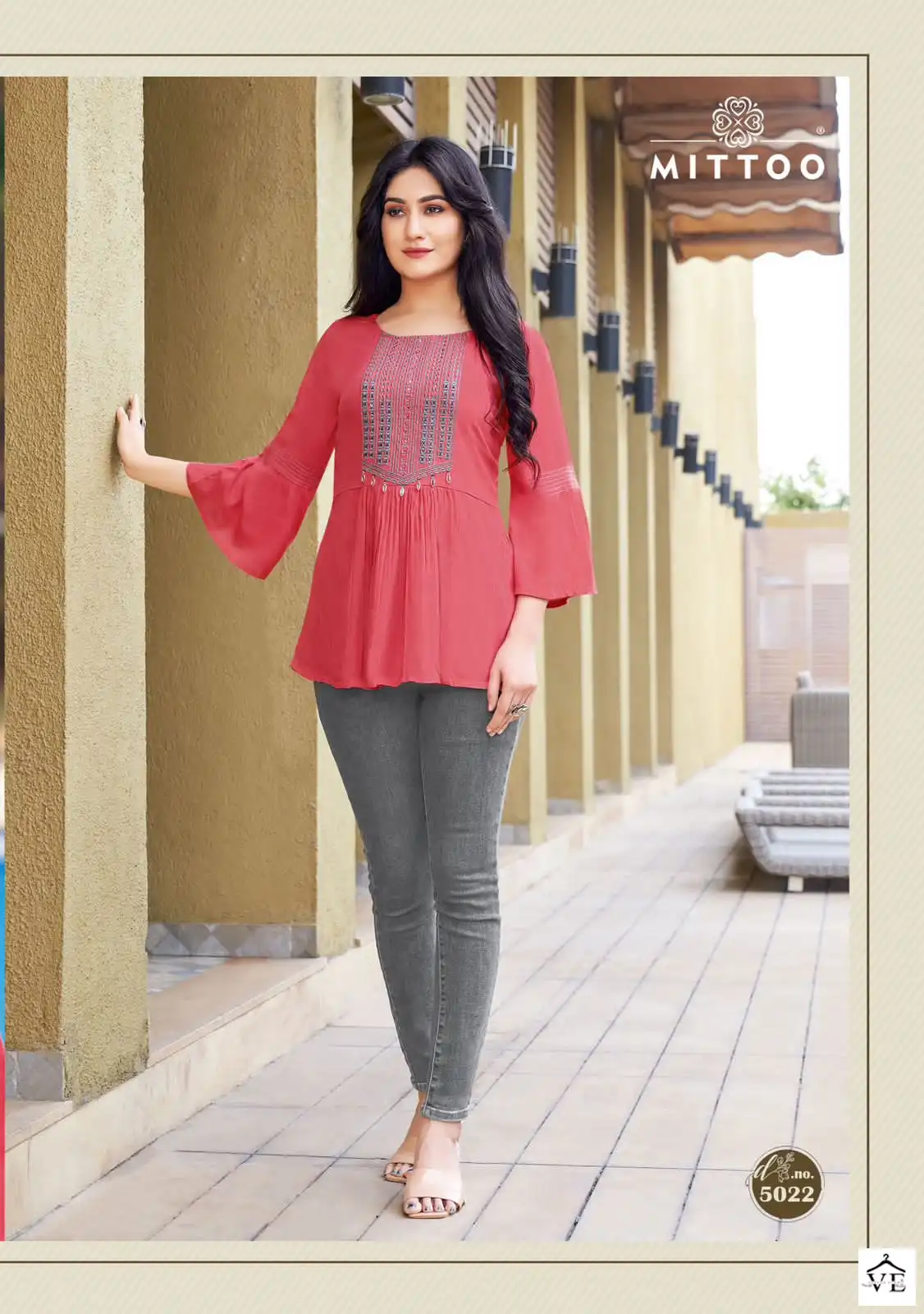 Mittoo Victoria Vol 4 Wrincle Rayon Wholesale Kurtis Catalog — Wholesale Kurtis, MPA wholesale from Surat — view 2