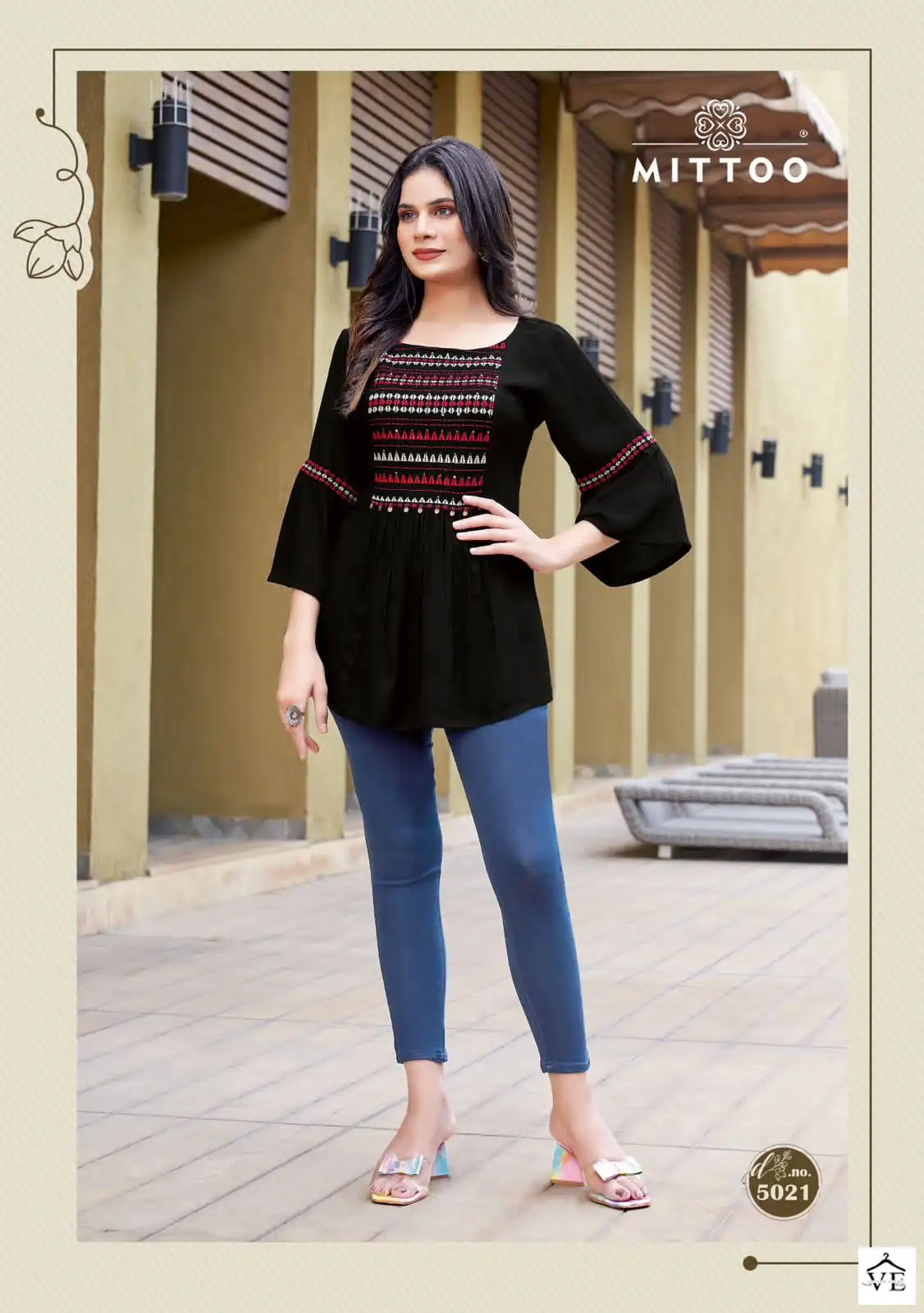 Mittoo Victoria Vol 4 Wrincle Rayon Wholesale Kurtis Catalog — Wholesale Kurtis, MPA wholesale from Surat — view 5