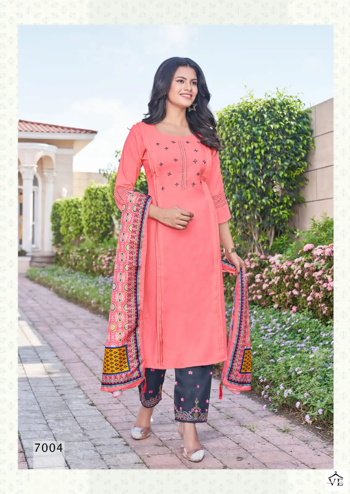 Karissa Vidisha Vol-7 Premium Liva Rayon Wholesale Readymade Suits Catalog — Wholesale Salwar Suits, Karissa wholesale from Surat - Gallery Image 4