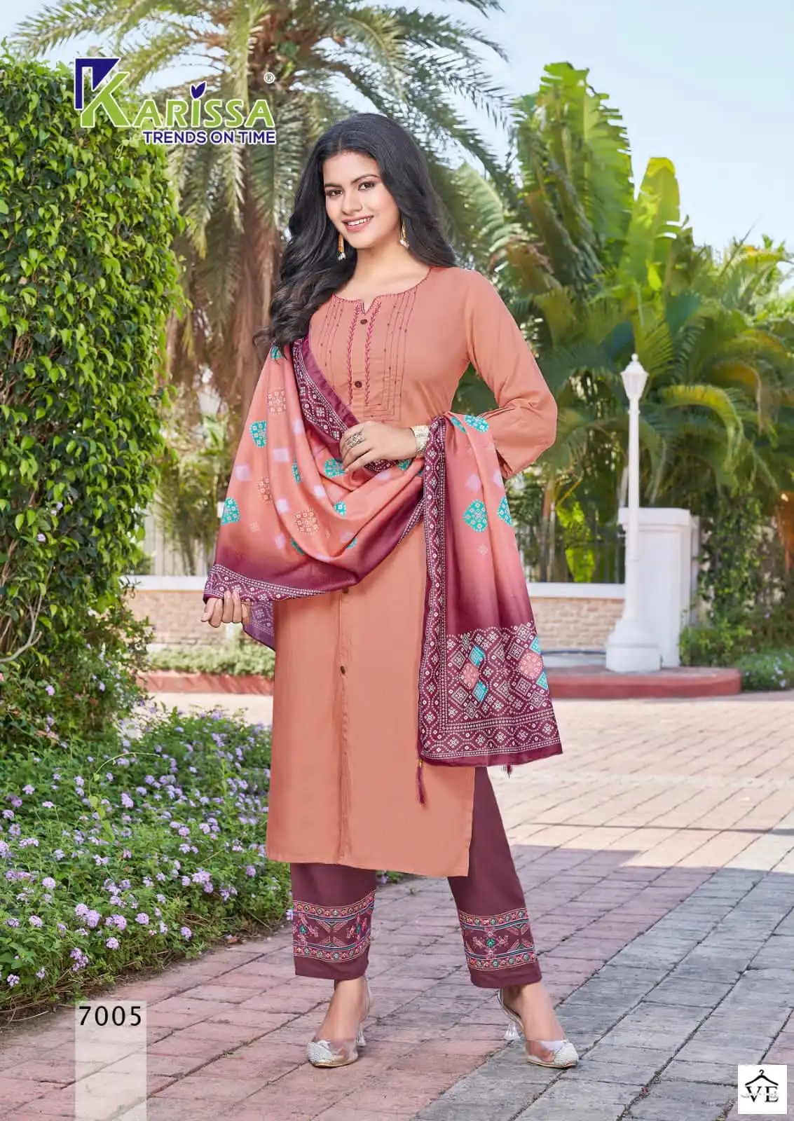 Karissa Vidisha Vol-7 Premium Liva Rayon Wholesale Readymade Suits Catalog — Wholesale Salwar Suits, Karissa wholesale from Surat - Gallery Image 6