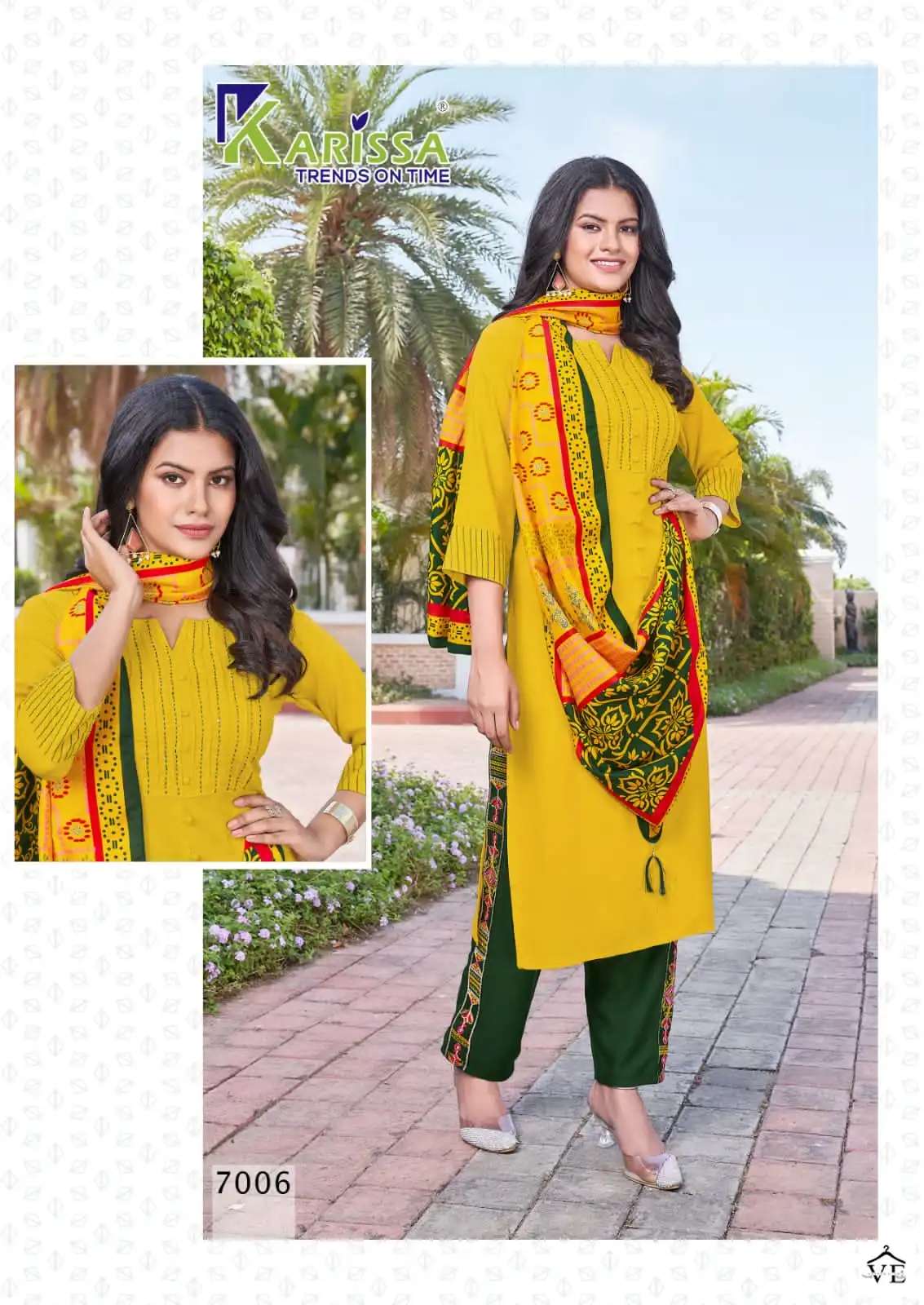 Karissa Vidisha Vol-7 Premium Liva Rayon Wholesale Readymade Suits Catalog — Wholesale Salwar Suits, Karissa wholesale from Surat - Gallery Image 2