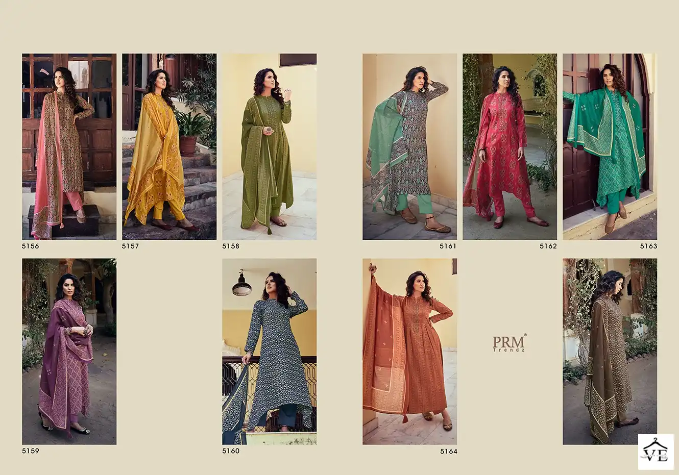 Prm Trendz Vouge Vol-9 Pure Jaam Silk Wholesale Salwar Suit Catalog — Wholesale Salwar Suits, MPA wholesale from Surat — view 9
