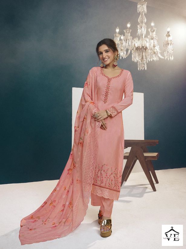 Vinay Fashion Silkina Royal Crepe 40 Royal Crepe Wholesale Designer Salwar Suit Catalog — Wholesale Salwar Suits, MPA wholesale from Surat - Gallery Image 3