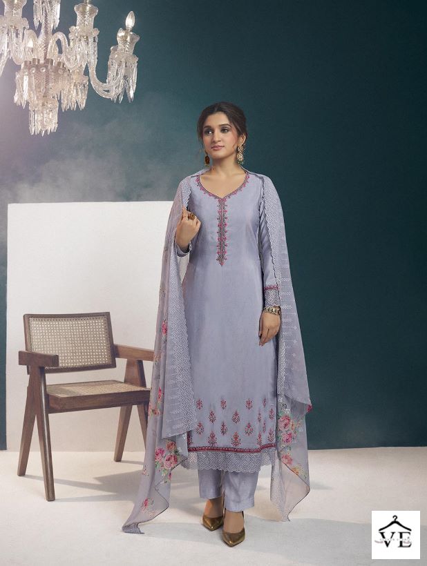 Vinay Fashion Silkina Royal Crepe 40 Royal Crepe Wholesale Designer Salwar Suit Catalog — Wholesale Salwar Suits, MPA wholesale from Surat - Gallery Image 7