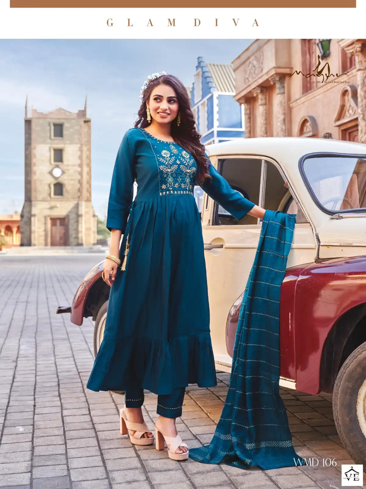 Mayur Wedmegood Heavy Viscous Silk Wholesale Readymade Salwar Suit Catalog — Wholesale Salwar Suits, Mayur Dress wholesale from Surat - Gallery Image 2