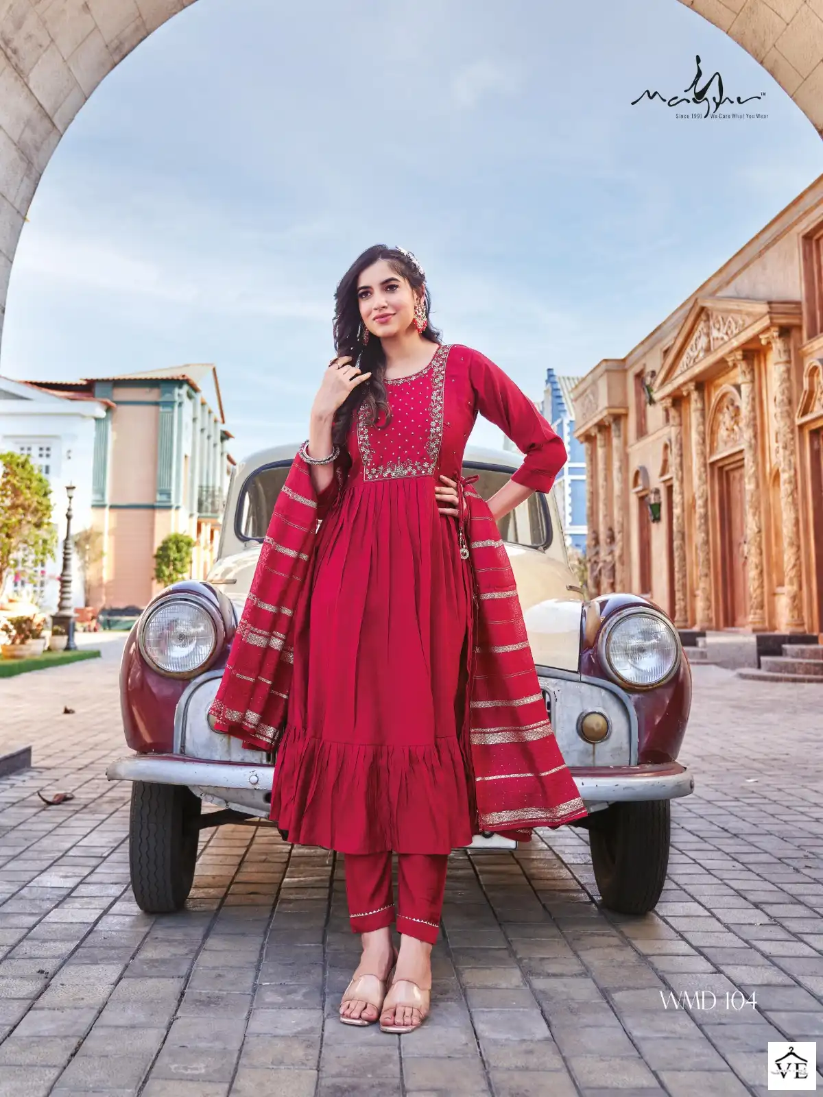 Mayur Wedmegood Heavy Viscous Silk Wholesale Readymade Salwar Suit Catalog — Wholesale Salwar Suits, Mayur Dress wholesale from Surat - Gallery Image 5