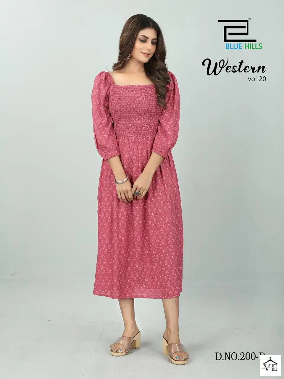 Blue Hills Western Vol 20 Rayon 14 Kg Wholesale Kurti Catalog — Wholesale Kurtis, MPA wholesale from Surat - Gallery Image 4