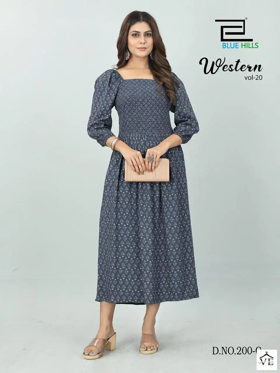 Blue Hills Western Vol 20 Rayon 14 Kg Wholesale Kurti Catalog — Wholesale Kurtis, MPA wholesale from Surat - Gallery Image 2