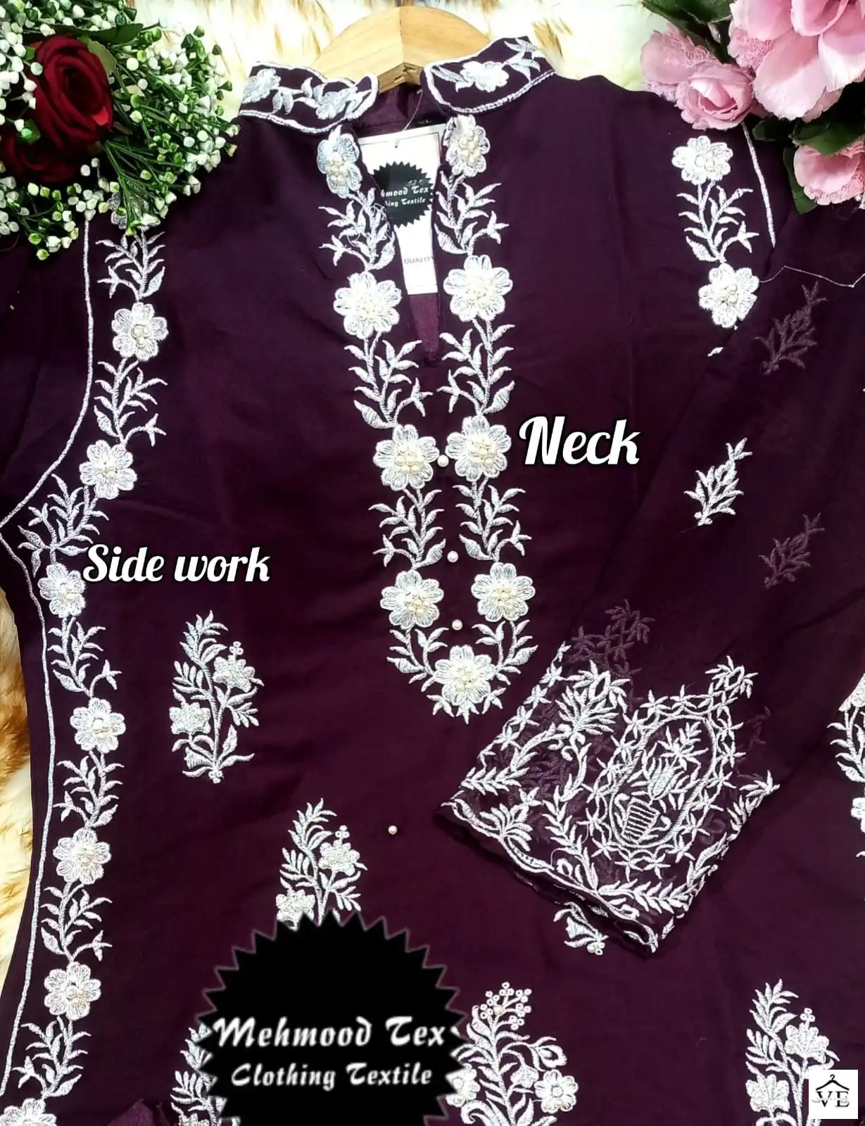 Mehmood Tex Luxury Pret Heavy Faux Georgette Wholesale Readymade Pakistani Suit Catalog — Wholesale Salwar Suits, MPA wholesale from Surat - Gallery Image 7