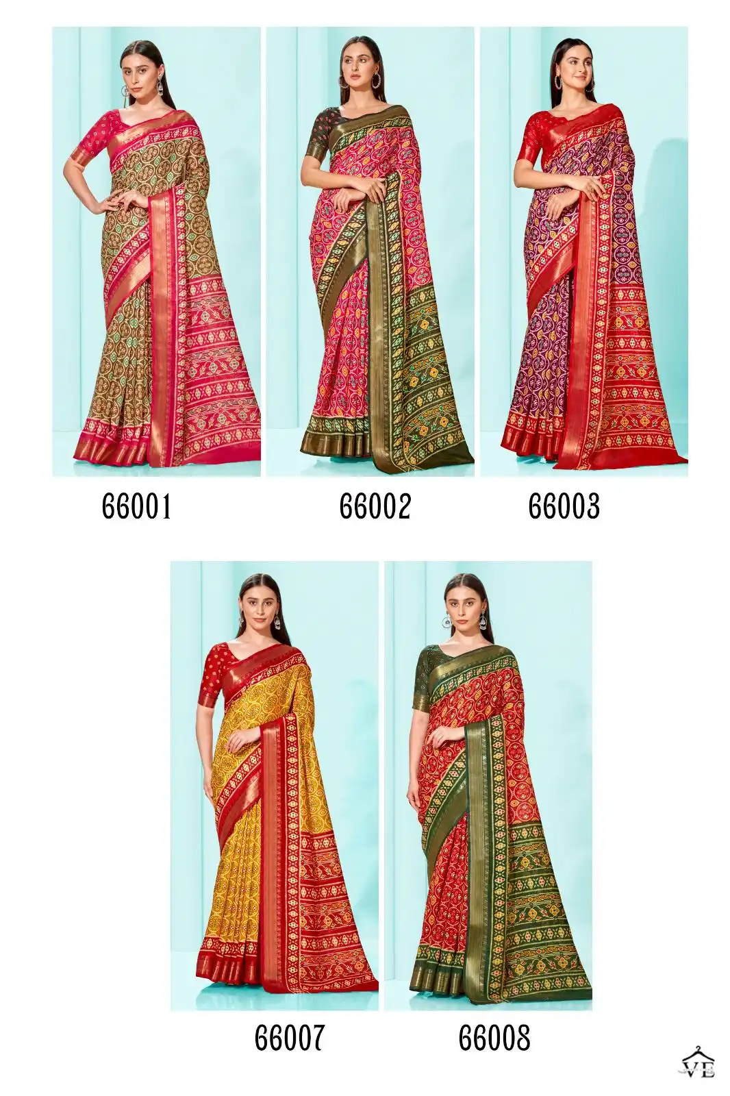 Kashvi Creation Temple Silk Cotton Silk Wholesale Sarees Catalog — Wholesale Sarees, Kashvi Creation wholesale from Surat — view 10