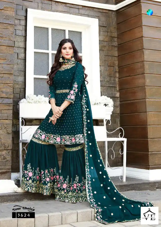 Your Choice Zaara 5 Blooming Georgette Wholesale Designer Salwar Suit Catalog — Wholesale Salwar Suits, MPA wholesale from Surat - Gallery Image 3