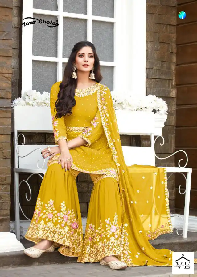 Your Choice Zaara 5 Blooming Georgette Wholesale Designer Salwar Suit Catalog — Wholesale Salwar Suits, MPA wholesale from Surat - Gallery Image 4