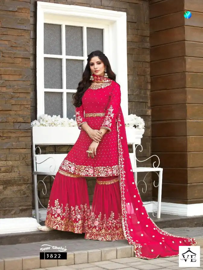 Your Choice Zaara 5 Blooming Georgette Wholesale Designer Salwar Suit Catalog — Wholesale Salwar Suits, MPA wholesale from Surat - Gallery Image 6