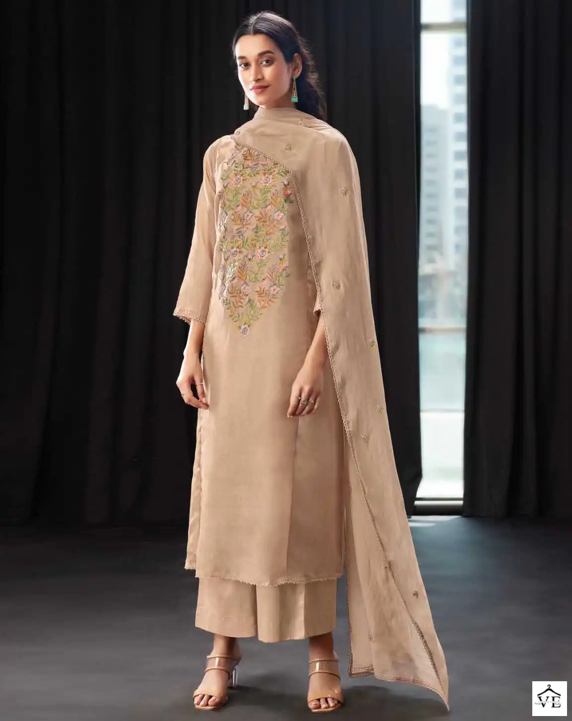 Ganga Zara 1720 Premium Bemberg Habutai Silk Wholesale Salwar Suit Catalog — Wholesale Salwar Suits, MPA wholesale from Surat — view 1