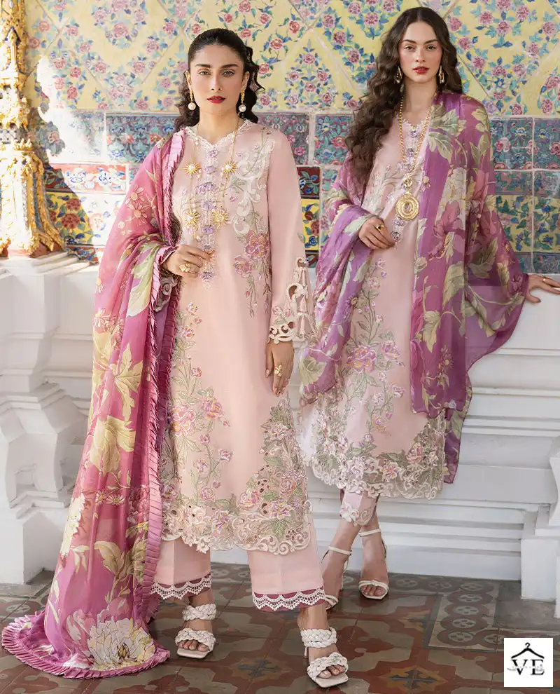 Al Amra ZF Anaya Lawn 59 Cambric Cotton Wholesale Pakistani Suit — Wholesale Salwar Suits, MPA wholesale from Surat — view 1