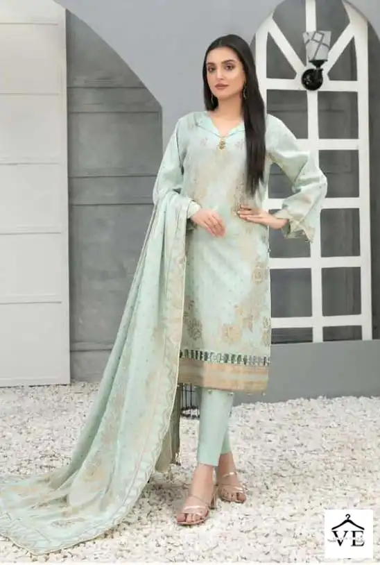 Zoha Luxury Lawn 23 Pure Lawn Cotton Wholesale Salwar Suit Catalog — Wholesale Salwar Suits, MPA wholesale from Surat - Gallery Image 2