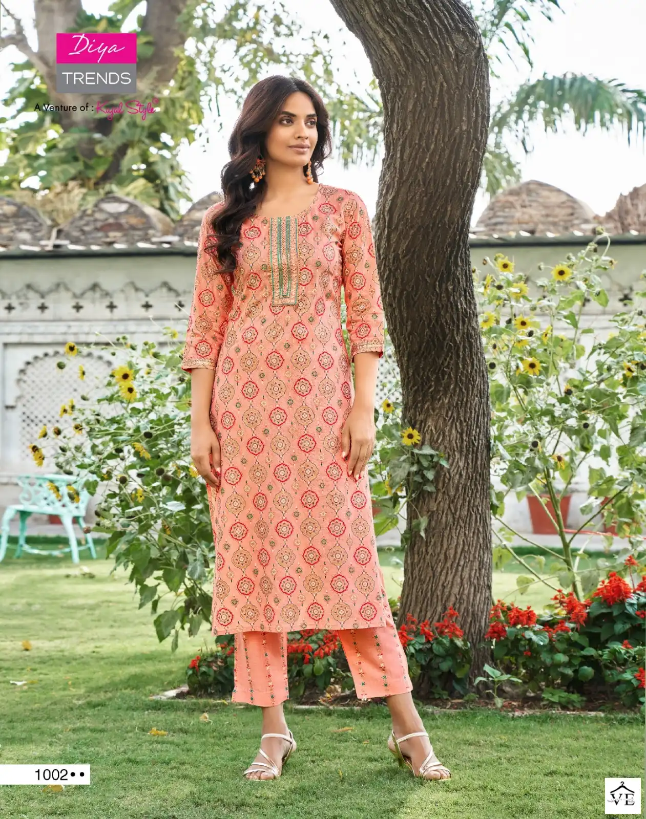 Diya Trends Zoori Vol 2 Rayon Wholesale Kurtis Catalog — Wholesale Kurtis, Diya Trends wholesale from Surat - Gallery Image 2