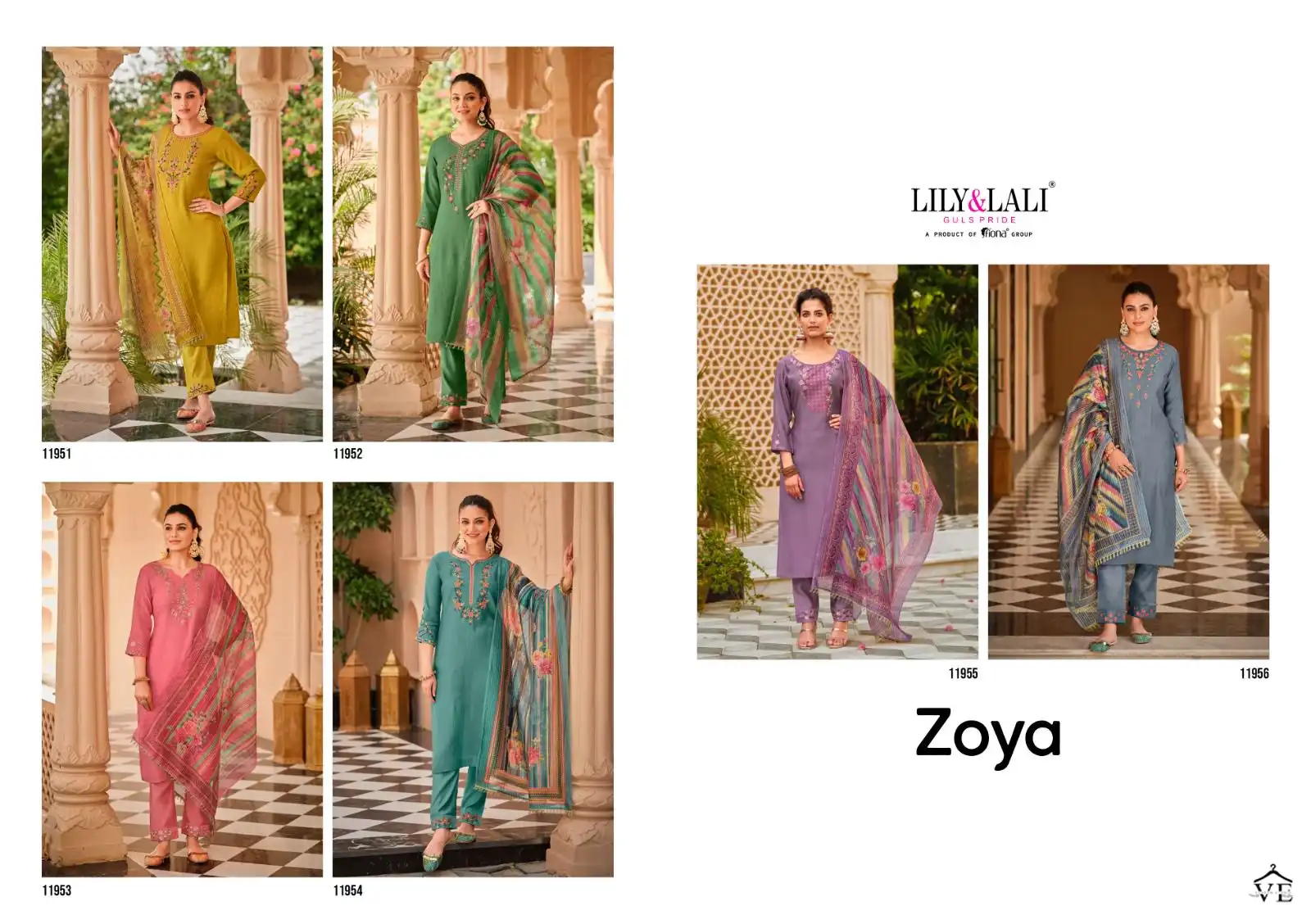 Lily &amp; Lali Zoya Pure Viscouse Wholesale Readymade Salwar Suit Catalog — Wholesale Salwar Suits, Lily &amp; Lali wholesale from Surat — view 7
