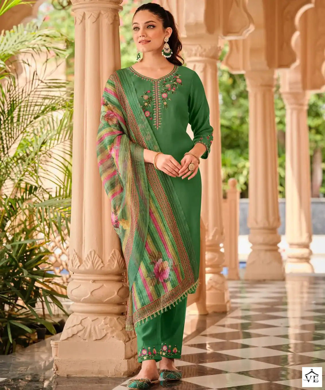 Lily & Lali Zoya Pure Viscouse Wholesale Readymade Salwar Suit Catalog — Wholesale Salwar Suits, Lily & Lali wholesale from Surat — view 1