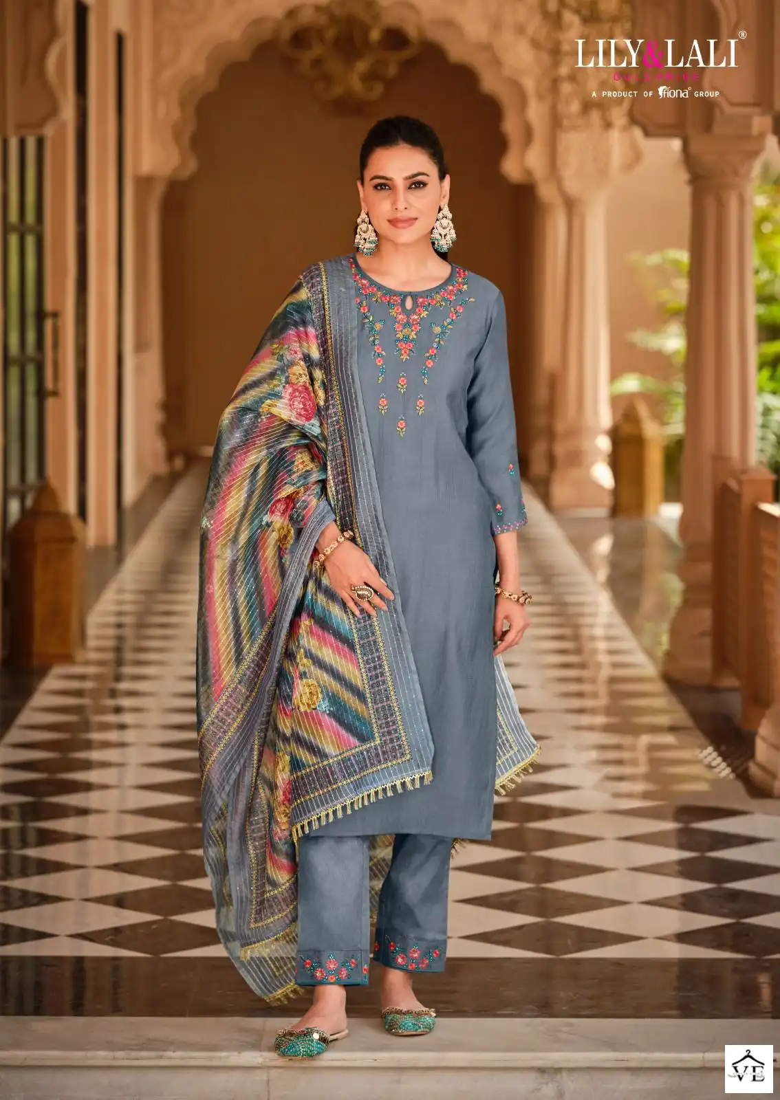 Lily & Lali Zoya Pure Viscouse Wholesale Readymade Salwar Suit Catalog — Wholesale Salwar Suits, Lily & Lali wholesale from Surat - Gallery Image 6