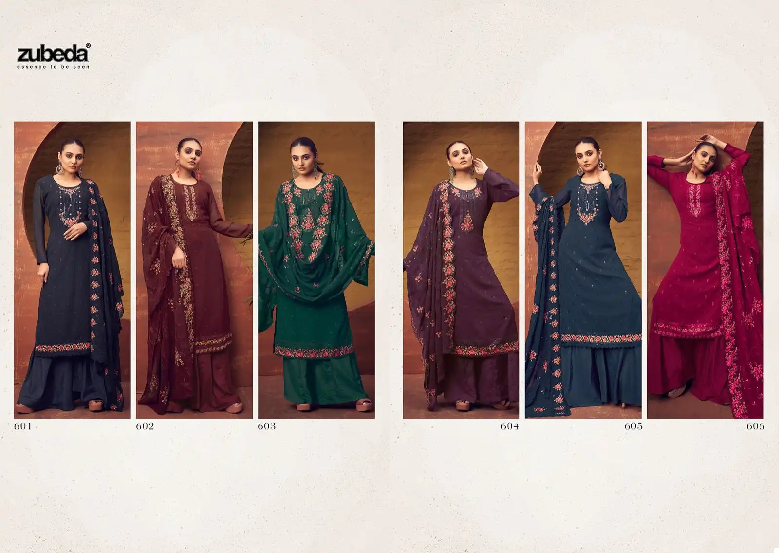Zubeda Rangun Heavy Georgette Wholesale Designer Salwar Suit Catalog — Wholesale Salwar Suits, MPA wholesale from Surat — view 7