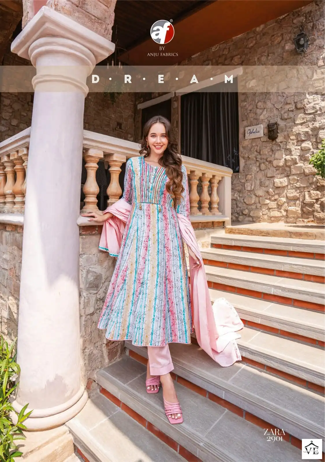 Anju Fabrics Zara Vol 3 Pure Cotton Wholesale Readymade Suits Catalog — Wholesale Salwar Suits, MPA wholesale from Surat - Gallery Image 5