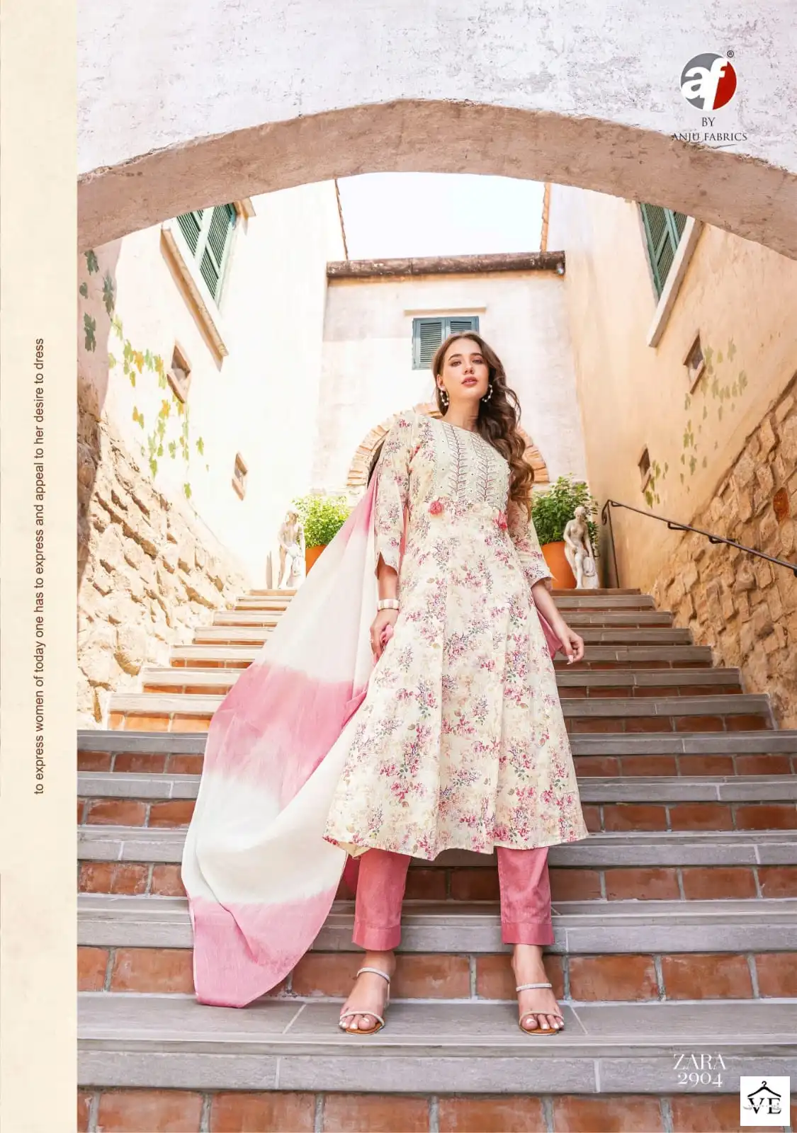 Anju Fabrics Zara Vol 3 Pure Cotton Wholesale Readymade Suits Catalog — Wholesale Salwar Suits, MPA wholesale from Surat - Gallery Image 2