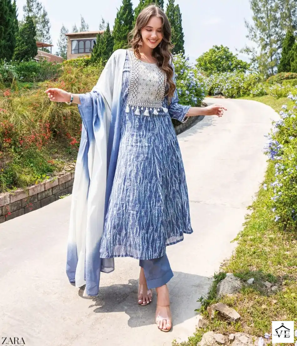 Anju Fabrics Zara Vol 3 Pure Cotton Wholesale Readymade Suits Catalog — Wholesale Salwar Suits, MPA wholesale from Surat — view 1