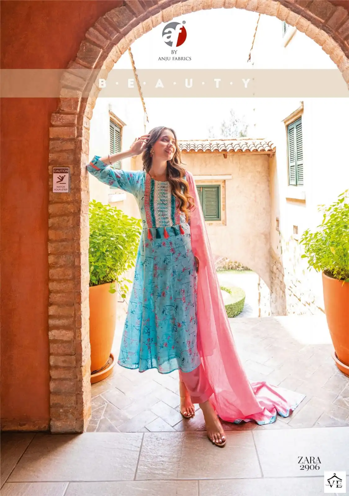 Anju Fabrics Zara Vol 3 Pure Cotton Wholesale Readymade Suits Catalog — Wholesale Salwar Suits, MPA wholesale from Surat - Gallery Image 3