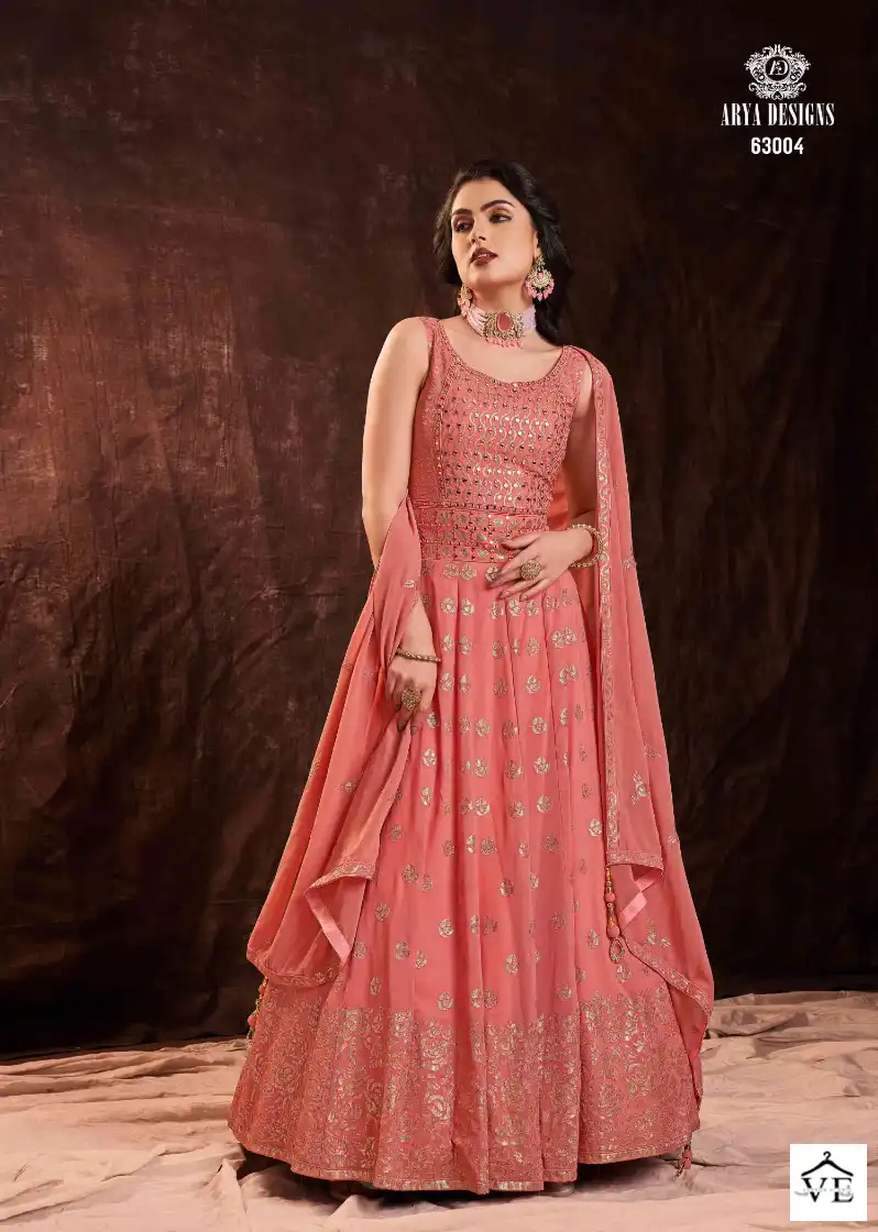 Arya Zoya Vol 3 Georgette Wholesale Readymade Gown With Dupatta Catalog — Wholesale Salwar Suits, MPA wholesale from Surat - Gallery Image 10