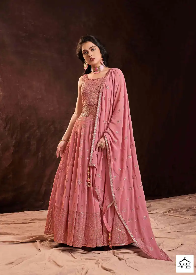 Arya Zoya Vol 3 Georgette Wholesale Readymade Gown With Dupatta Catalog — Wholesale Salwar Suits, MPA wholesale from Surat - Gallery Image 11
